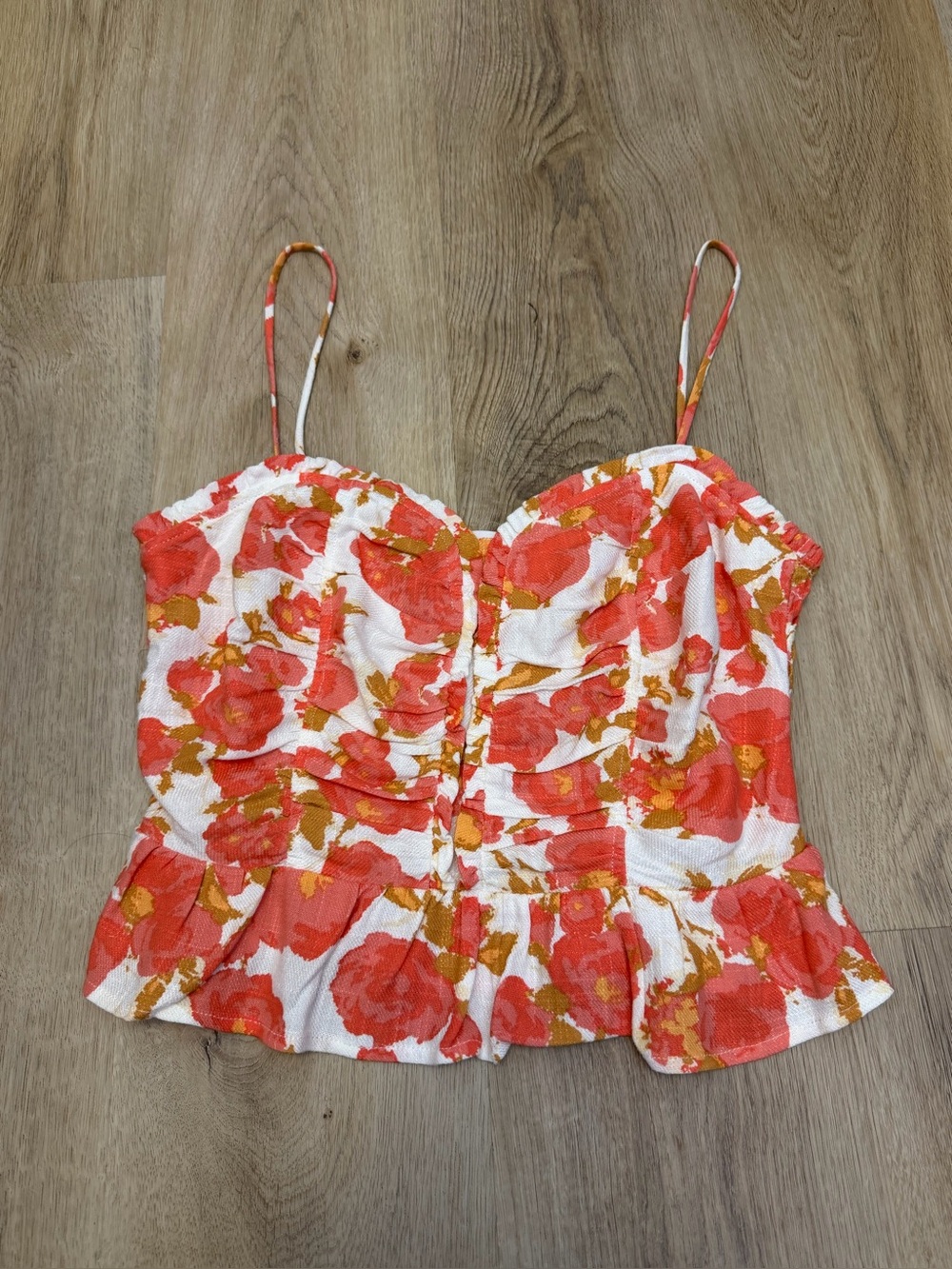 Sienna Sky Floral Sweetheart Peplum Top - Picture 5 of 8